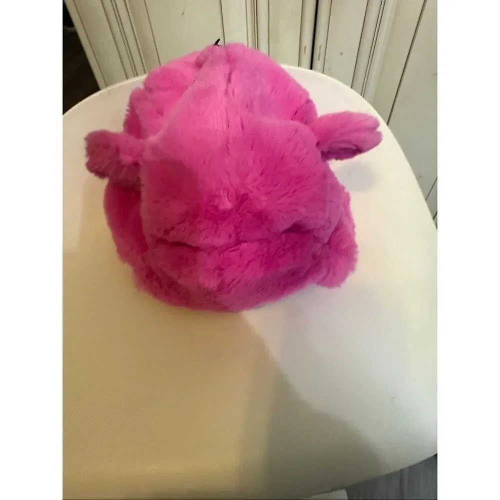 UGG Girls Faux Fur Trapper Hat With Ear Flaps Pink Size 4-6 Years NWT